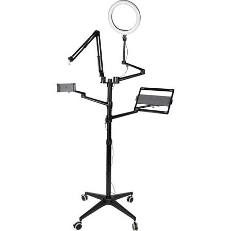 Gator Cases Content Creation Wheeled Stand with 5-Point Attachment System