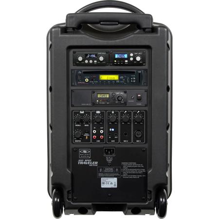 Galaxy Audio TV10 Traveler 10" PA, CD,Dual UHF Receiver,2x Wireless Handheld Mic