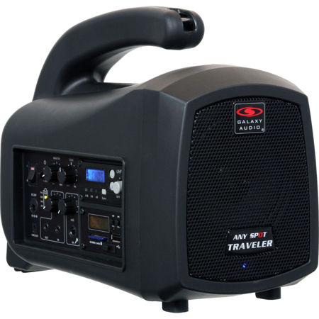 Galaxy Audio TV5X Speaker with UHF Rx, Headset Mic & Bodypack Tx, 640 to 664MHz