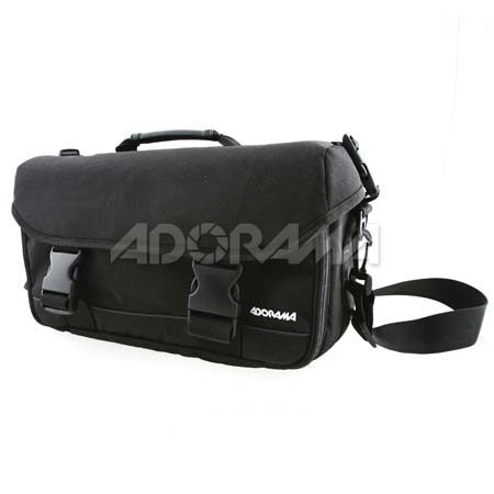 Adorama Model GB7 Cam and Camcder Bag w/Shlder Strp,Blk