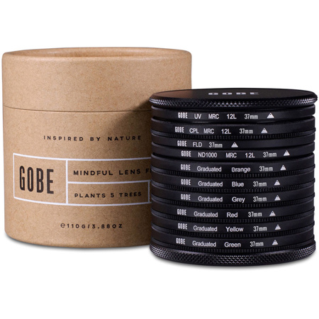 Gobe The Collection 1Peak 37mm Japan Optics 12-Layer MRC 10-Piece Filter Kit