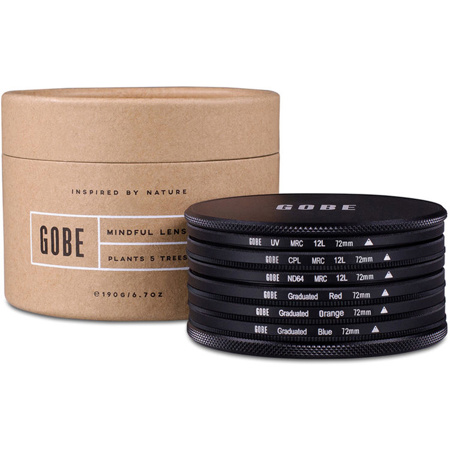 Gobe The Basics 1Peak 72mm Japan Optics 12-Layer MRC 6-Piece Filter Kit