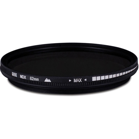 Gobe 2Peak 62mm Japan Optics 8-Layer MRC 0.3-2.6 (1-8.6 Stop) Variable ND Filter