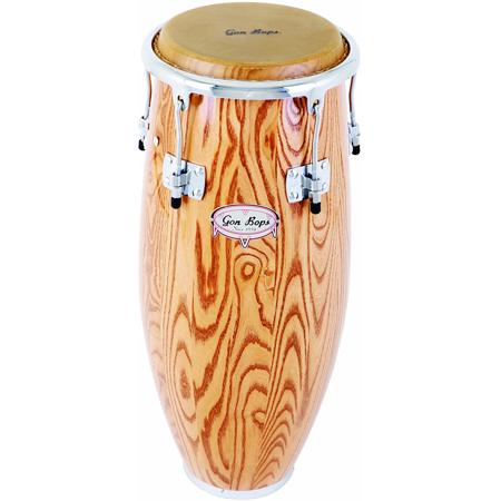 Gon Bops 9.75" Alex Acuna Signature Super Quinto, Natural Lacquer