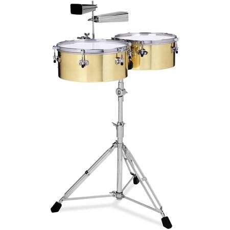Gon Bops Alex Acuna Signature Brass Timbales