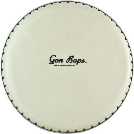 Gon Bops Remo Nuskyn Hembra Bongo Drum Head with GB Logo Large Tan DH0850R
