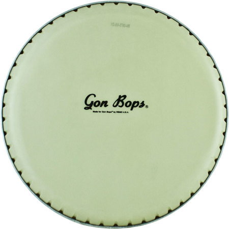 Gon Bops 10.75" Remo Nuskyn Synthetic Conga Drum Head with GB Logo, Tan