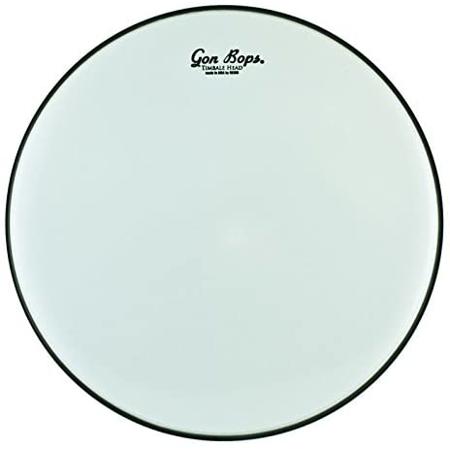 Gon Bops Remo 15" Smooth White Timbale Head with GB Logo