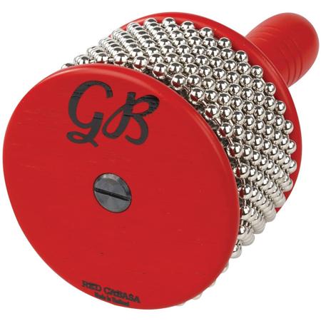 Gon Bops 4" Red Cabasa, Medium