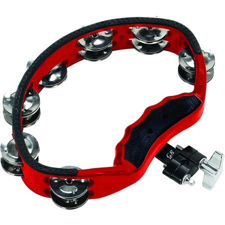 Gon Bops Tambourine with Mount, Red