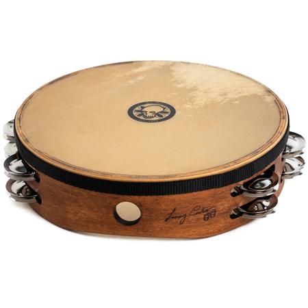 10" Lenny Castro Tambourine with Double Row Jingles