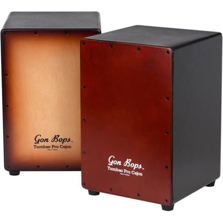 Gon Bops Tumbao Pro Cajon Burnt Toast Burst