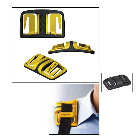 Ortho Tote Non-Slip Shoulder Strap Pad, Black
