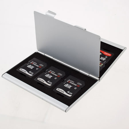 Adorama Slinger Digital Card Case Aluminum Weather Proof GBSDPS