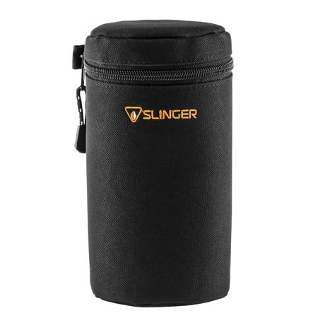 Adorama Slinger Soft Lens Case Large, 8inx86mm, Black B1019P