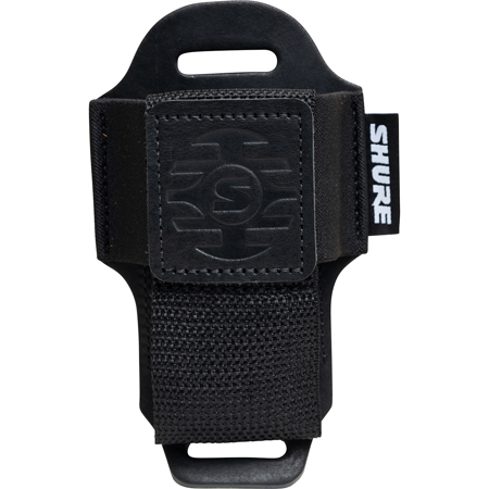 Gator Cases Shure Premium Leather Pouch for Wireless Bodypack Transmitter Black