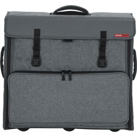 Gator Cases Creative Pro Nylon Carry Tote Bag with Wheels for 21.5" iMac, Gray
