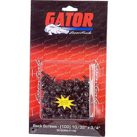 Gator Cases 10/32" x 3/4" Rack Screw, Pack of 100