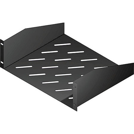 Gator Cases 1U Utility Rack Shelf, 15" Deep with Vent Holes