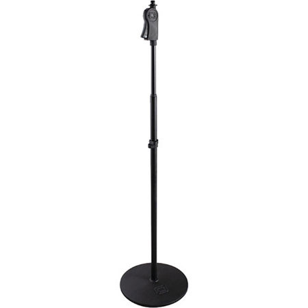 Gator Cases Frameworks 12" Round Base Microphone Stand with Deluxe One-Handed Clutch