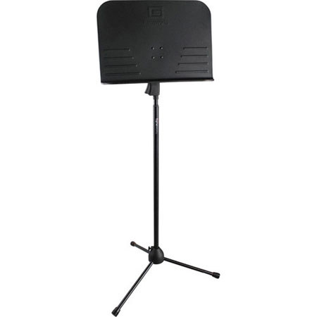 Gator Cases Frameworks Deluxe Tripod Style Sheet Music Stand with Deluxe Single Hand Clutch Height Adjustment