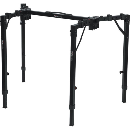 Gator Cases Frameworks GFW-UTL-WS250 Adjustable T-Stand Folding Workstation, 250 lbs Capacity