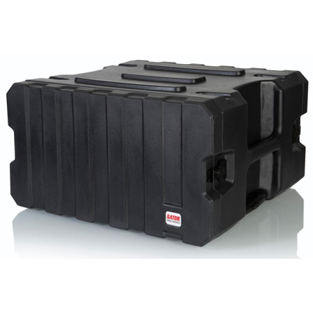 Gator Cases Pro-Series Roto-Molded Rolling Rack Case 6 Unit