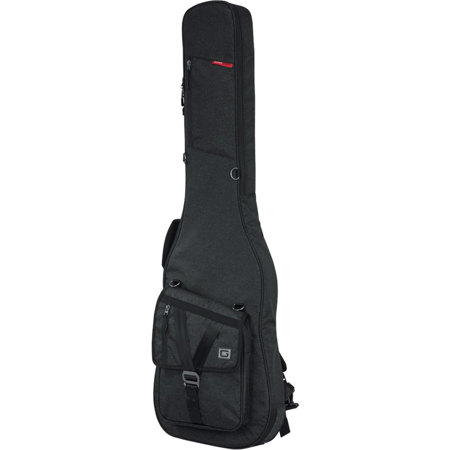 Gator Cases Transit Series Gig Bag for Bass Guitar, Charcoal Black Exterior