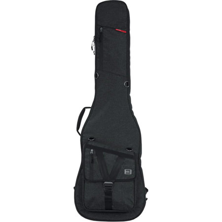 Gator Cases Transit Series Gig Bag for Bass Guitar, Charcoal Black Exterior