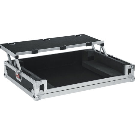 Gator Cases G-TOUR Custom Fit Road Case for Roland DJ-808 Controller with Sliding Laptop Platform