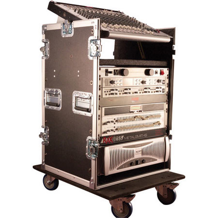 Gator Cases G-TOUR 10X14 PU ATA Wood Flight Pop-Up Console Rack Case