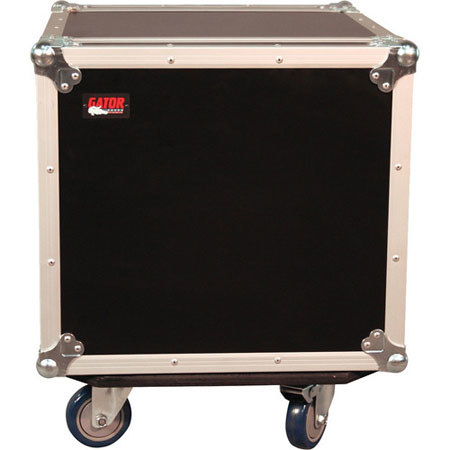 Gator Cases G-TOUR 12U CAST ATA Wood Flight Rack Case with Casters
