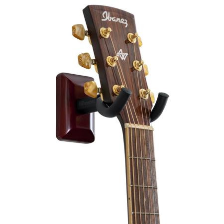 Gator Cases Frameworks Wall Mounted Guitar Hanger with Cherry Mounting Plate