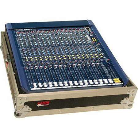 Gator Cases G-TOUR-SLMX12 ATA Wood Flight 12U Slant Mixer Case