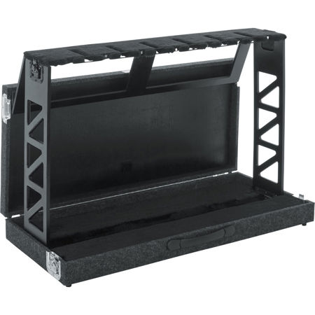 Gator Cases Compact Rack Style Six Guitar Stand, Folds into Case