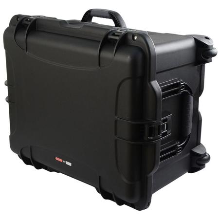 Gator Cases Waterproof Injection Molded Case with Pullout Handle, Inline Wheels, No Foam
