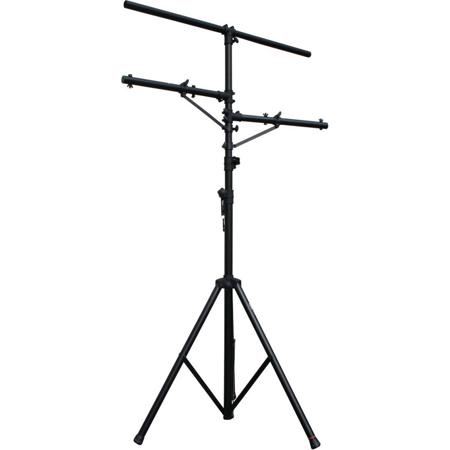 Gator Cases Lightweight Aluminum Lighting Stand with Mount for Up to 8 Lighting Fixtures
