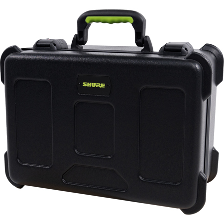 Gator Cases Shure Molded Polyethylene Case w/Drops for 30 Wired Mics, TSA Latch