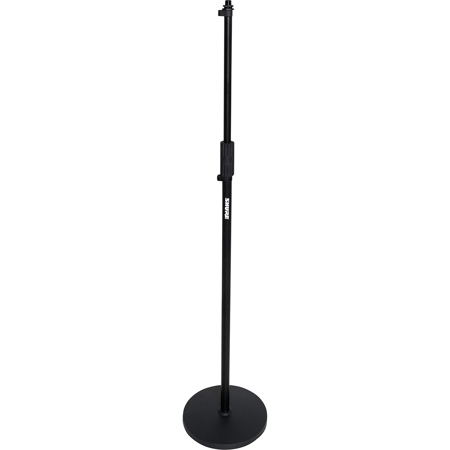 Gator Cases Shure Round Base Mic Stand w/Standard Height Adjustable Twist Clutch 10" Base