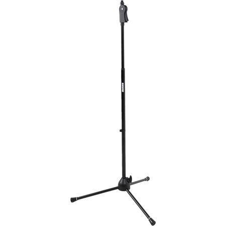 Gator Cases Shure Deluxe Tripod Microphone Stand w/Pistol Grip One-Handed Clutch