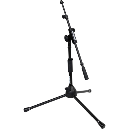 Gator Cases Shure Low-Profile Tripod Mic Stand with Adjustable Height and Boom