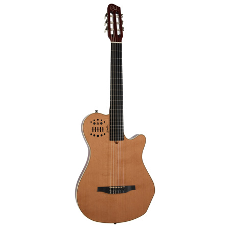 Godin Multiac Grand Concert SA Acoustic Electric Guitar, Natural High-Gloss