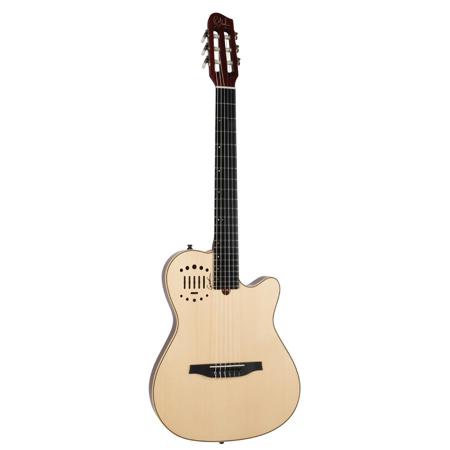 Godin Multiac Nylon Duet Ambiance Acoustic Electric Guitar, Natural High-Gloss