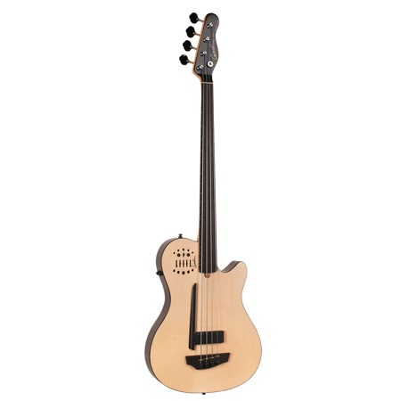 Godin A4 Ultra Semi-Acoustic Bass Guitar Bag, Fretless, Natural SG