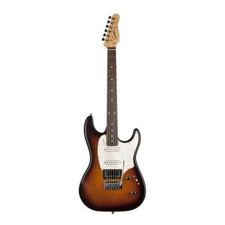 Godin Session 6-String Electric Guitar, Rosewood, Vintage Burst SG