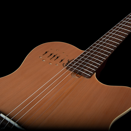 Godin Multiac Nylon Encore Acoustic Electric Guitar, Natural Semi