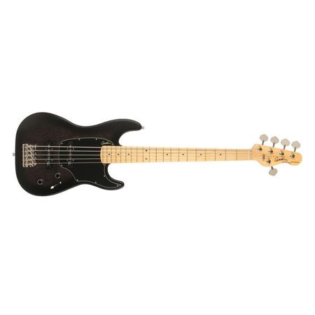 Godin Shifter Classic 5 Bass Guitar, Maple Fingerboard, Black Burst Semi Gloss