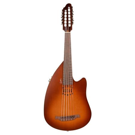 Godin Inuk Encore Steel Electro Acoustic Guitar, Antique Burst Semi-Gloss