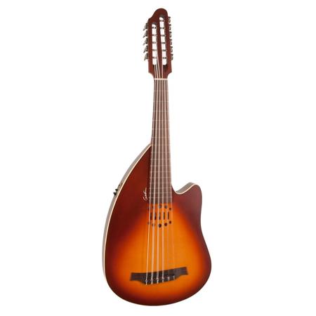 Godin Inuk Encore Steel Electro Acoustic Guitar, Antique Burst Semi-Gloss