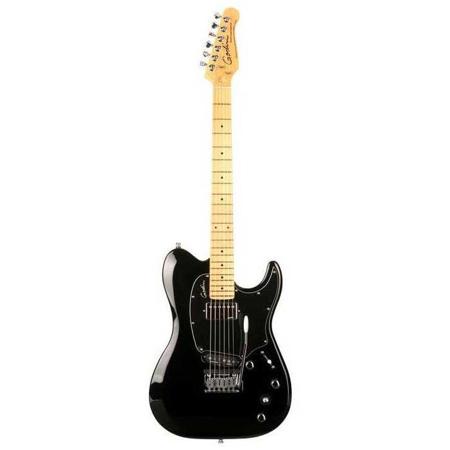 Godin Session Custom TriplePlay 6-String Electric Guitar, Maple, Black HG